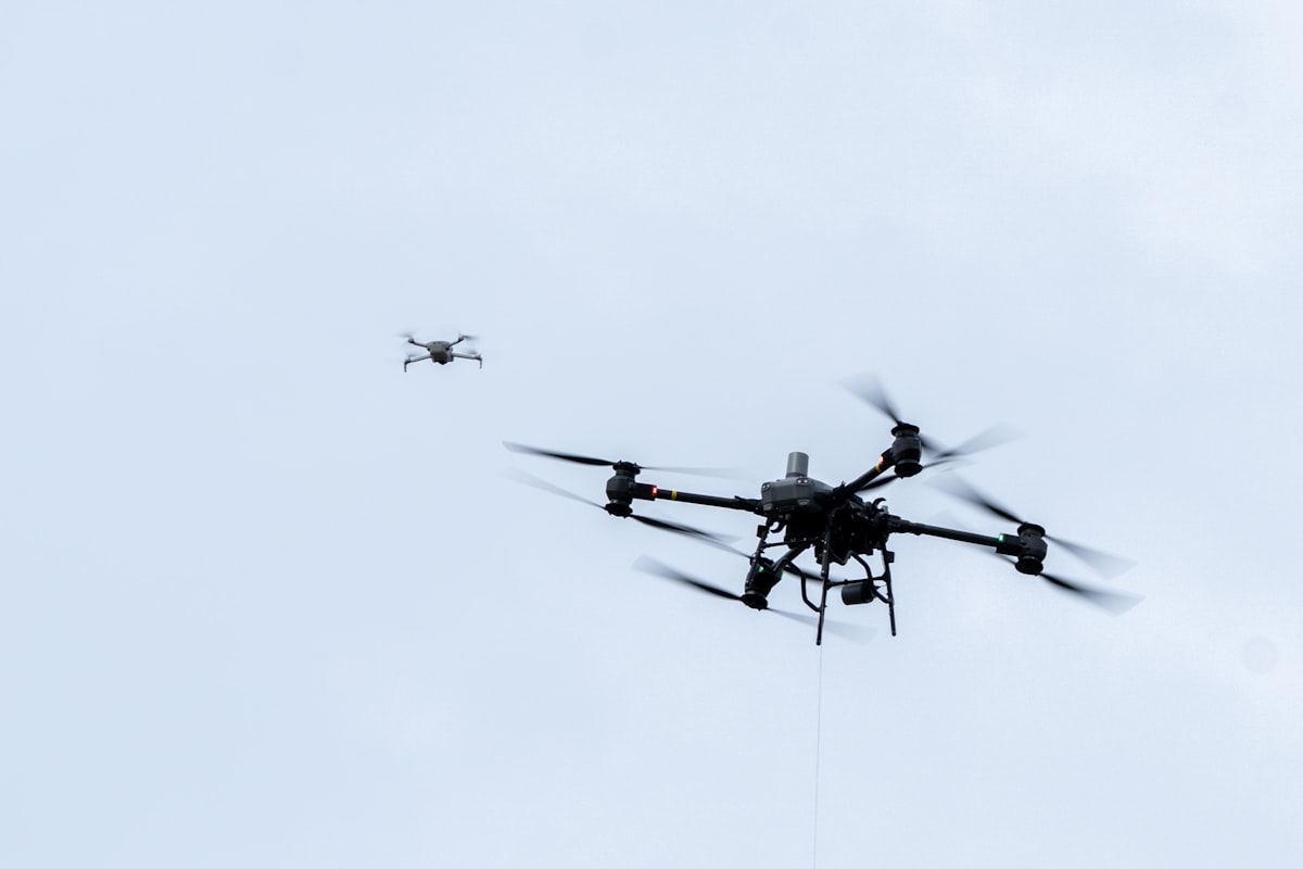 Large industrial UAV drone airframe